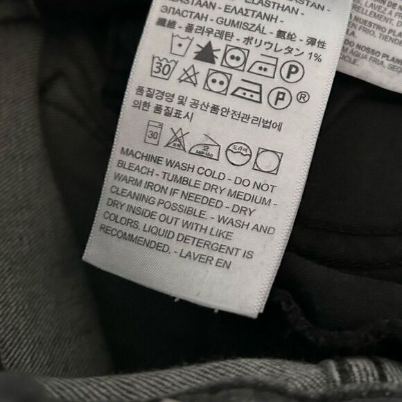 Levi’s 721 Women’s Size 29 High Rise Skinny Jeans Gray Distressed Denim Stretch - Picture 7 of 8